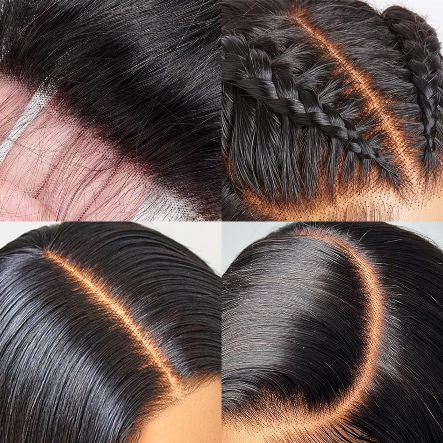 WPRWPR 30 inch Lace Front Wig Human Hair Pre Plucked 13x6 Body Wave HD Lace Front Wigs Human Hair for Women 180% Density Glueless Brazilian Virgin Human Hair Wig with Baby Hair Natural Black